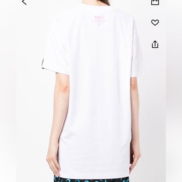 Aape By A Bathing Ape Spray Paint Oversized Shirt - Picture 4 of 11